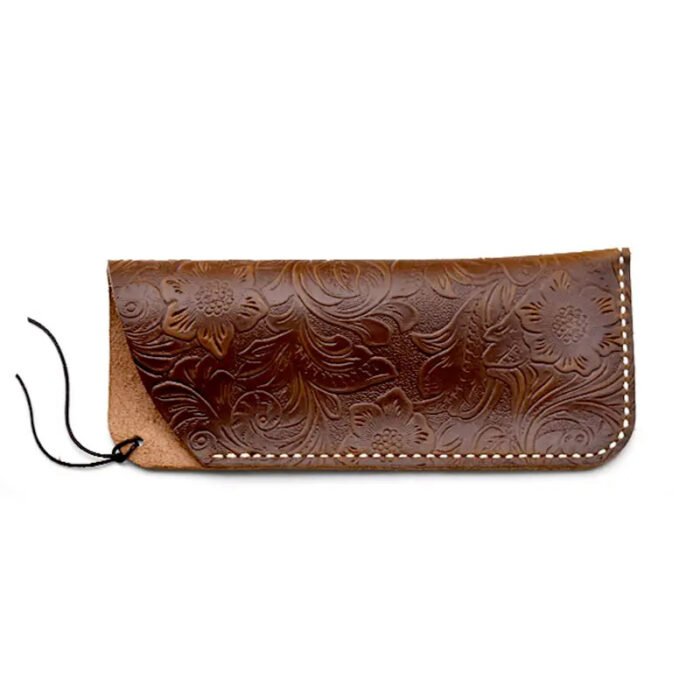 Glass Case - Horse Leather Brown