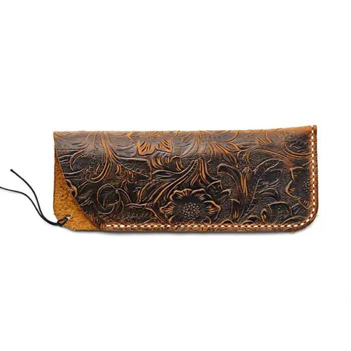 Glass Case - Horse Leather Brown