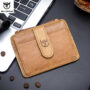 Card Wallet- Genuine Leather- Brown