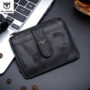 Card Wallet- Genuine Leather- Black