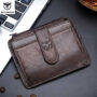 Card Wallet- Genuine Leather- Dark Brown