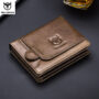 Dark Brown Wallet-Genuine Leather
