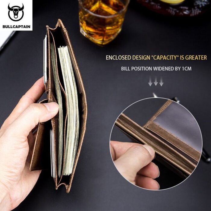 Dark Brown Wallet-Genuine Leather