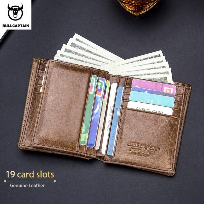Dark Brown Wallet-Genuine Leather